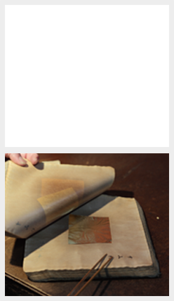 打ち紙の仕込み